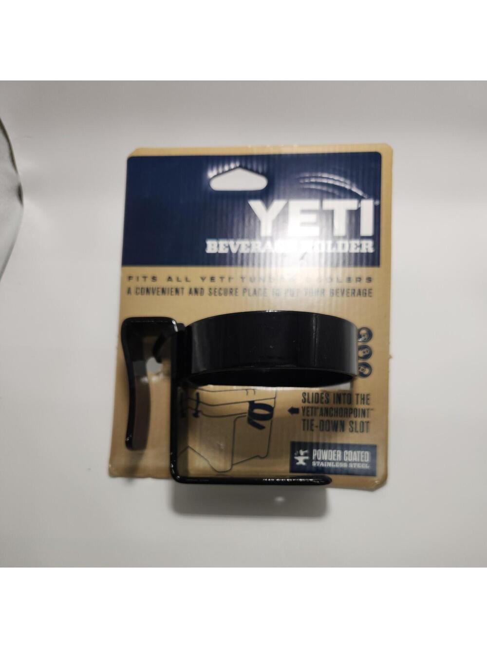 YETI Beverage Holder Black Powder Coated Stainless Steel Fit Yeti Tundra Coolers